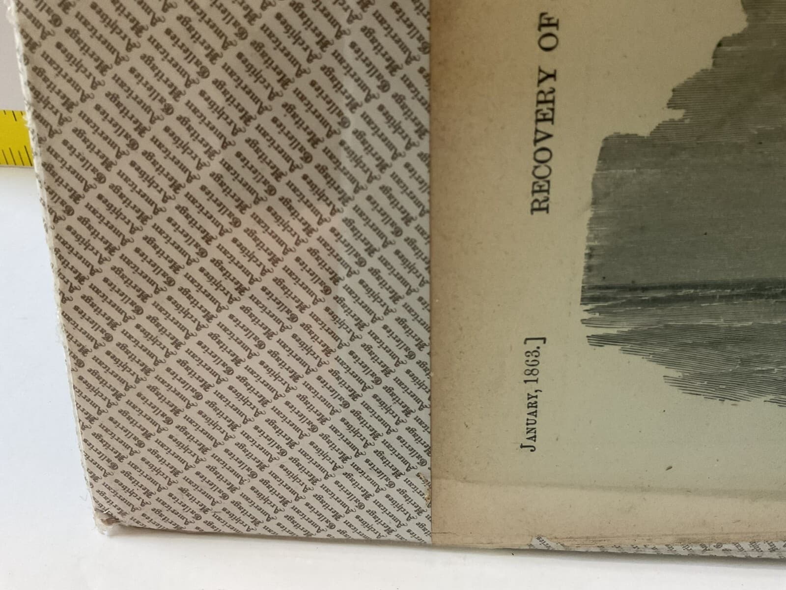 Antique Newspaper Civil War 1800s Recovery Atlantic Coast Harper Military Rare - Thumbnail 4