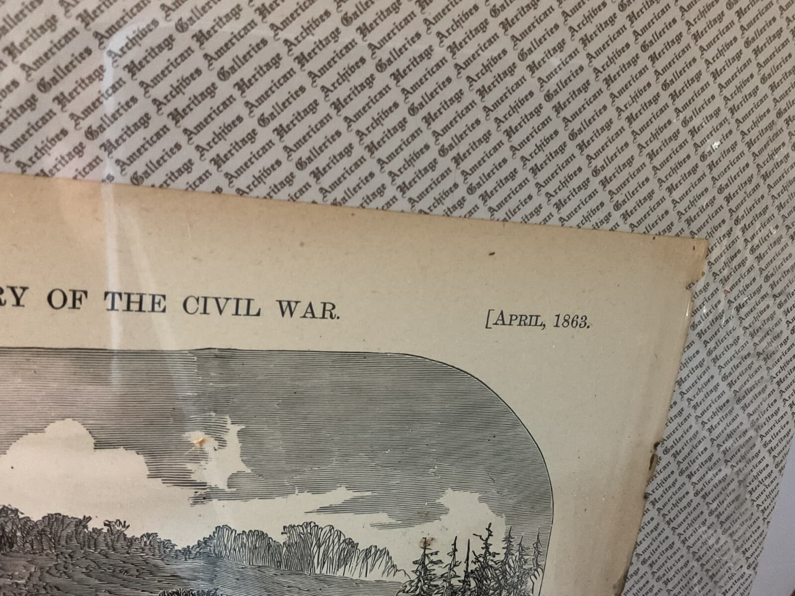 Antique Wood Engraving Civil War 1863 Laying The Pontoons Harper’s Military - Thumbnail 4