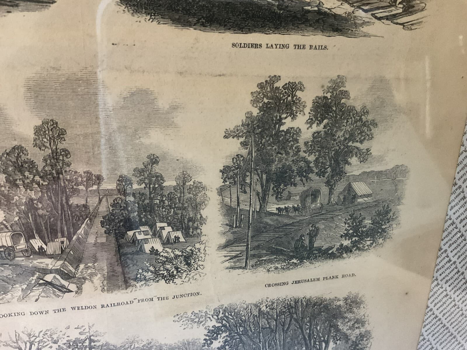Antique Military Civil War 1864 Frank Leslie's Grant’s Railroad Newspaper 1800s - Thumbnail 10