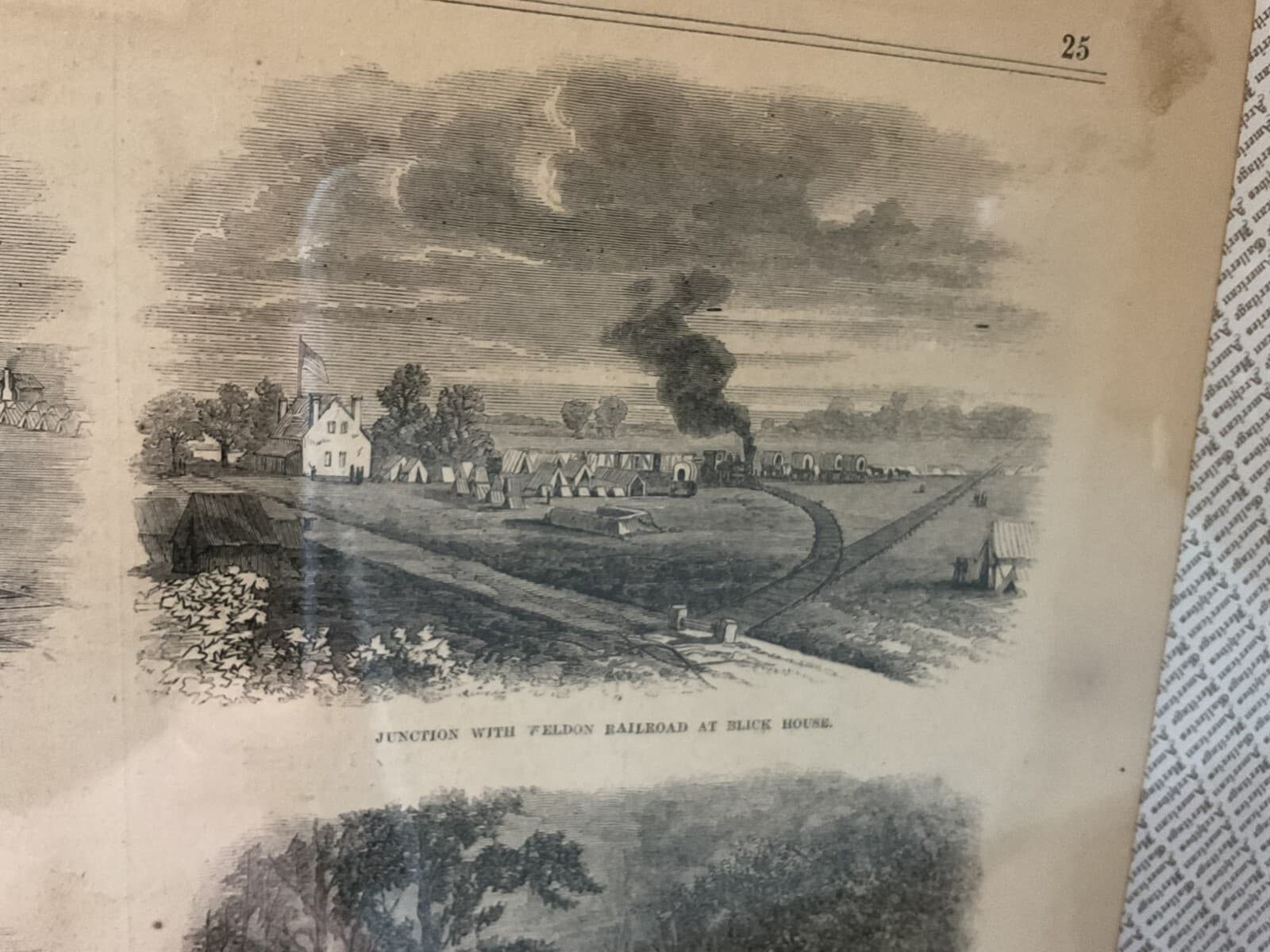 Antique Military Civil War 1864 Frank Leslie's Grant’s Railroad Newspaper 1800s - Thumbnail 6