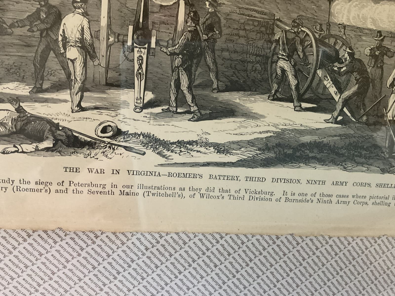 Rare Antique 1800s Military Civil War Virginia Harper’s Pictorial Roemer Battery - Thumbnail 4