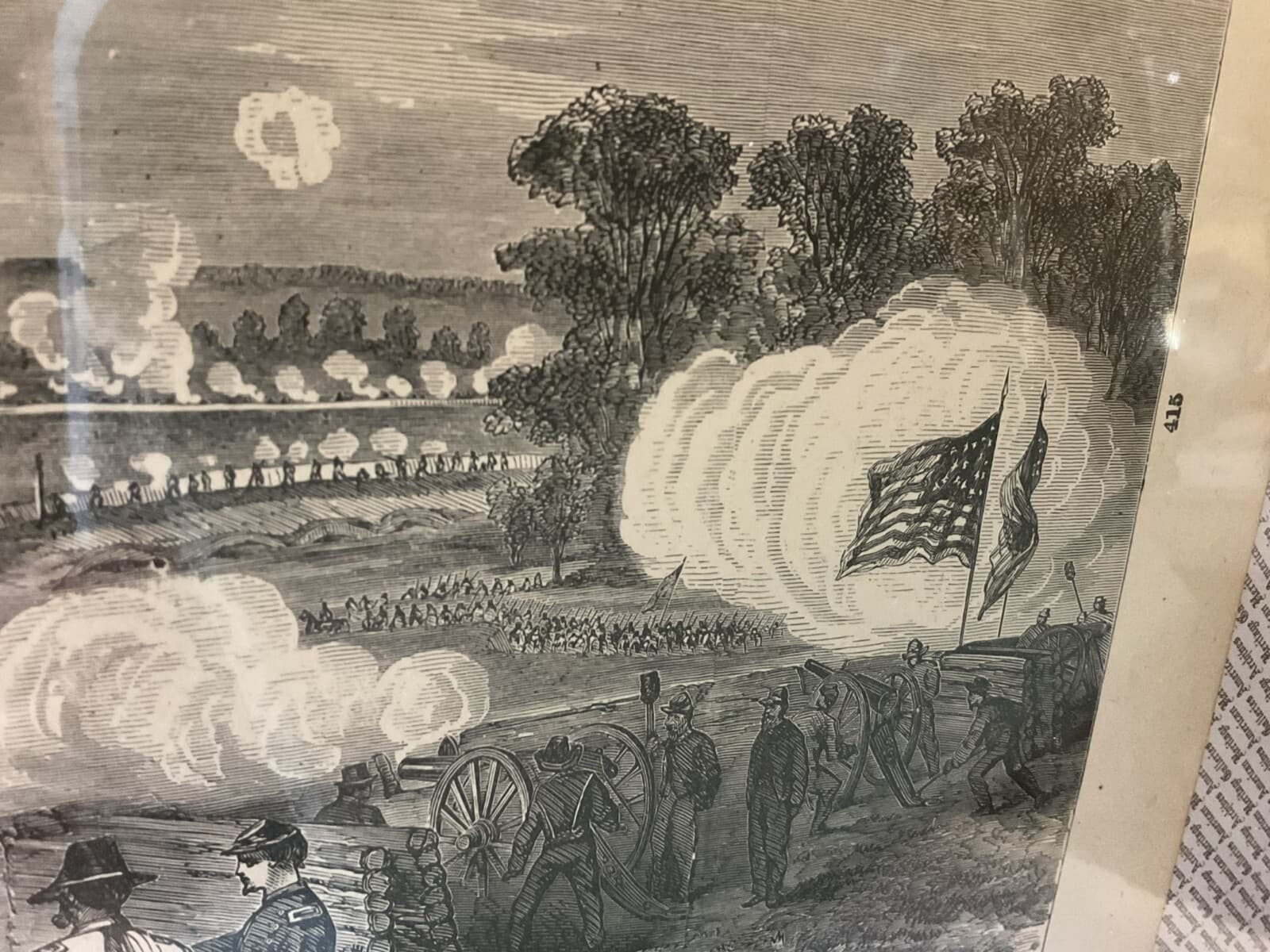 Rare Antique 1800s Military Civil War Virginia Harper’s Pictorial Roemer Battery - Thumbnail 2