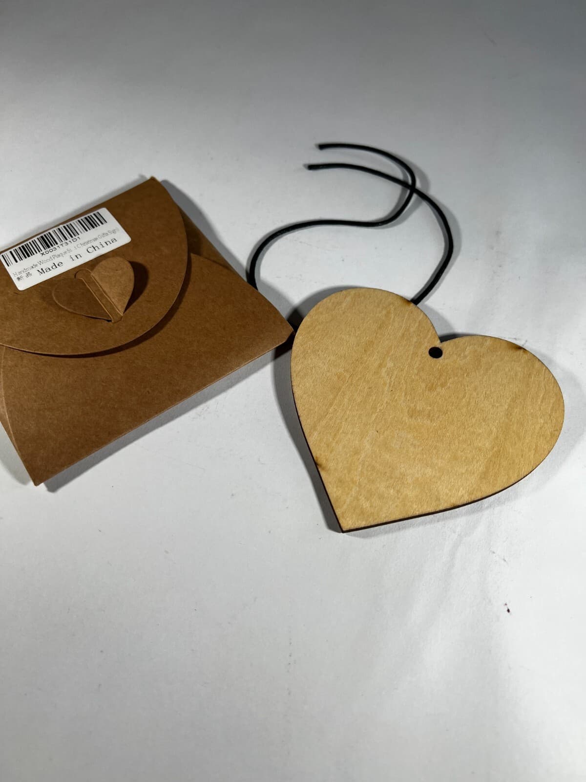 NEW Wooden Heart Christmas Ornament Happy 1st Christmas in Your New Home - Thumbnail 3