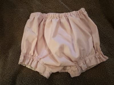 Girls Pink Easter Bunny Ears Bloomers Custom Design 1/1 Exclusive OOAK 💕 12 M - Thumbnail 7