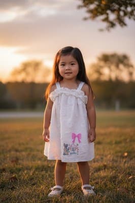 Girls White Eyelet Easter Dress Custom Design FOR PEEPS SAKE Exclusive OOAK 💕 - Thumbnail 7