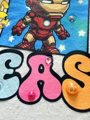 Girls Easter Marvel Top Custom Design 1/1 OOAK Spiderman Hulk Iron Man Shirt - Thumbnail 18