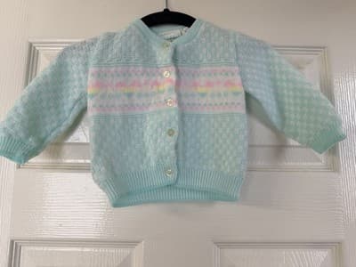 Snuggle Alert Vintage Easter Sweater Upstyled Toddler 12 M Custom Design Bunnies - Thumbnail 11