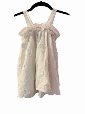 Girls White Eyelet Easter Dress Custom Design FOR PEEPS SAKE Exclusive OOAK 💕 - Thumbnail 17