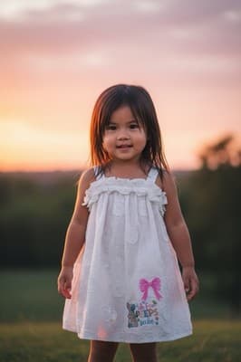 Girls White Eyelet Easter Dress Custom Design FOR PEEPS SAKE Exclusive OOAK 💕 - Thumbnail 18