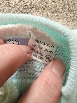 Snuggle Alert Vintage Easter Sweater Upstyled Toddler 12 M Custom Design Bunnies - Thumbnail 14