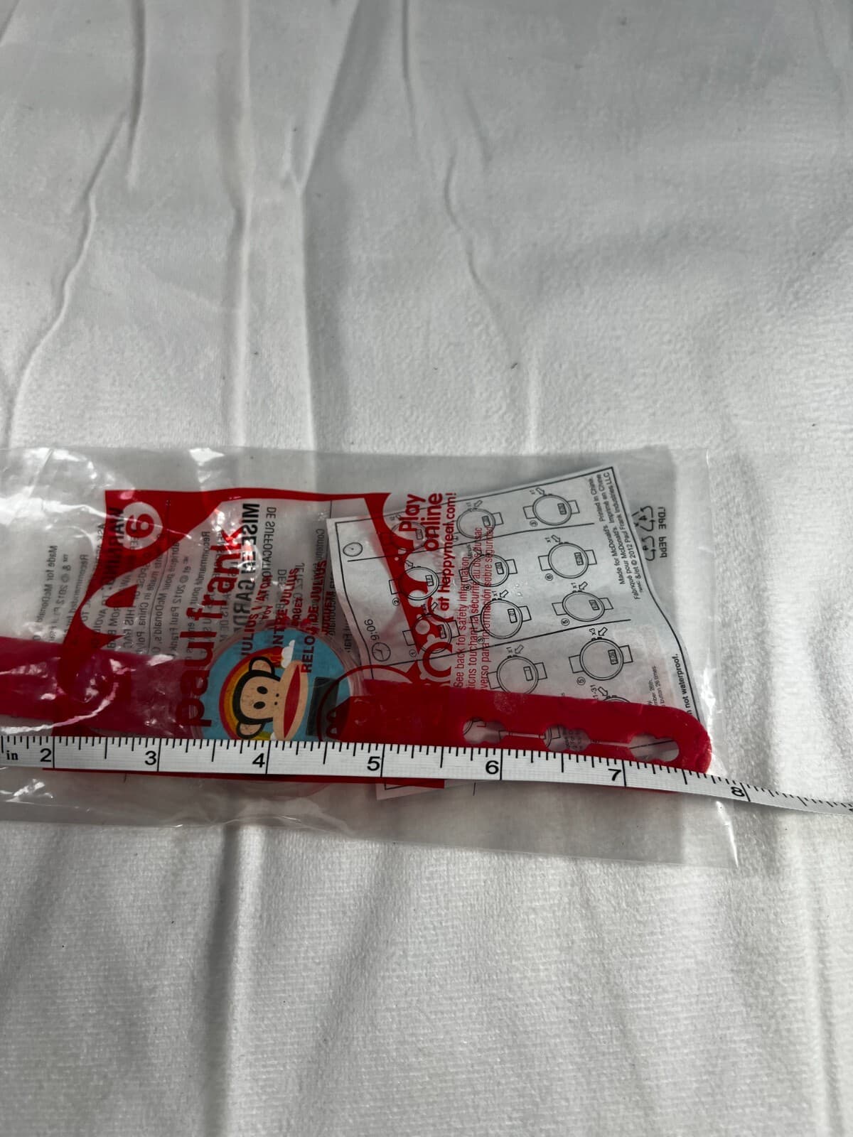 2012 Paul Frank Julius Monkey Mcdonald's Happy Meal Sealed Vintage Digital Watch - Thumbnail 9