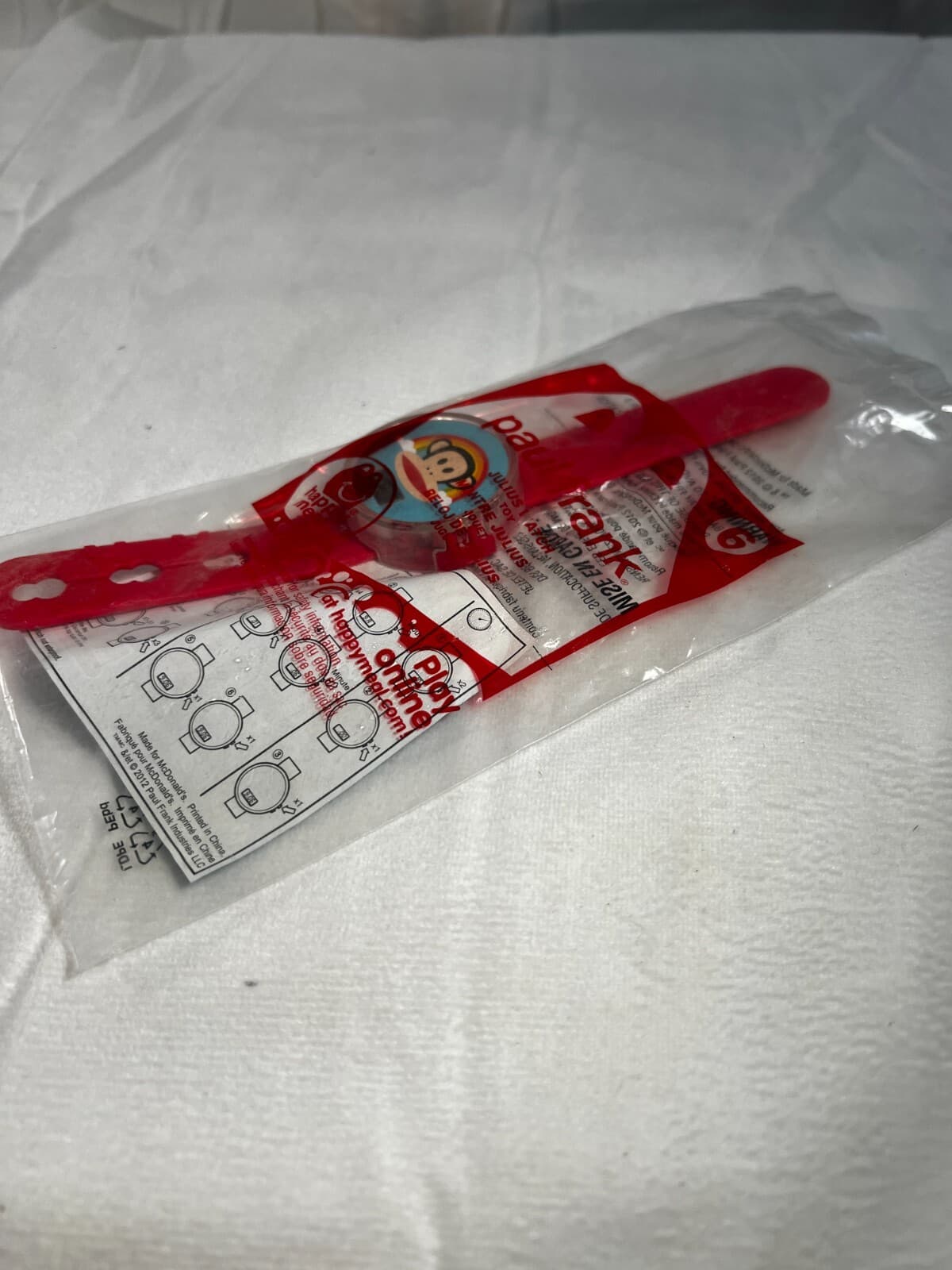 2012 Paul Frank Julius Monkey Mcdonald's Happy Meal Sealed Vintage Digital Watch - Thumbnail 8