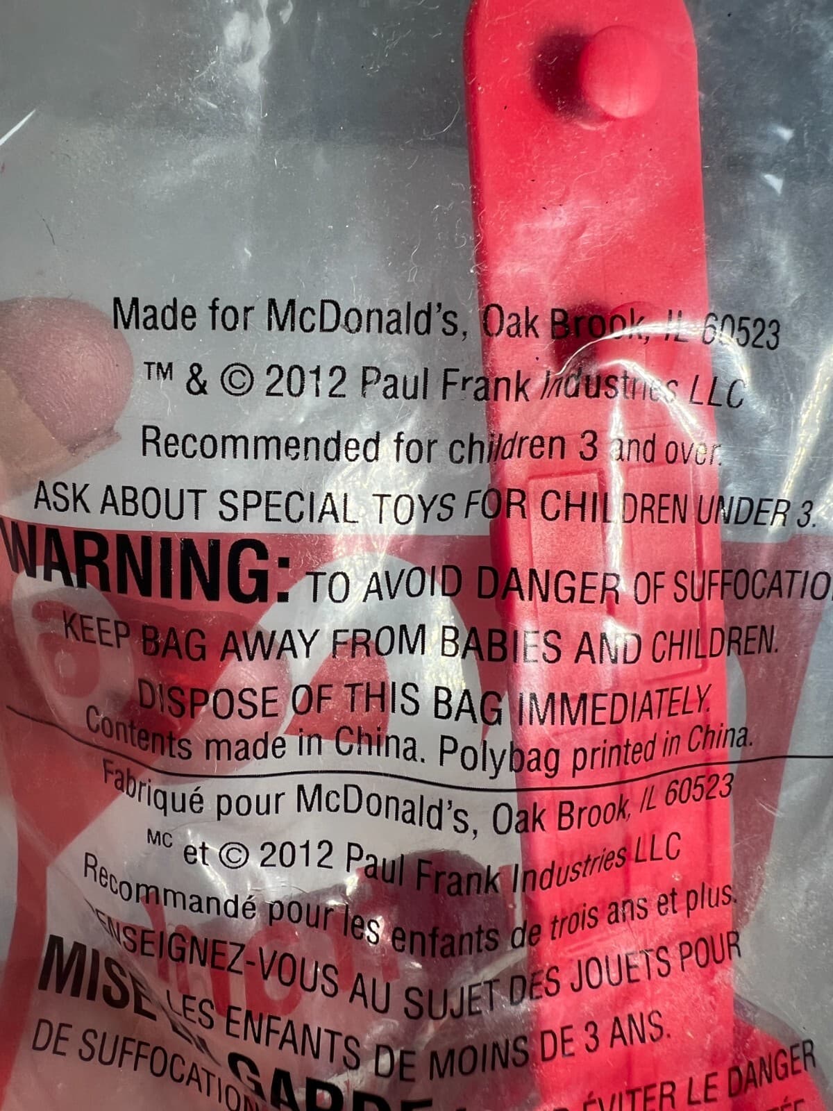 2012 Paul Frank Julius Monkey Mcdonald's Happy Meal Sealed Vintage Digital Watch - Thumbnail 7