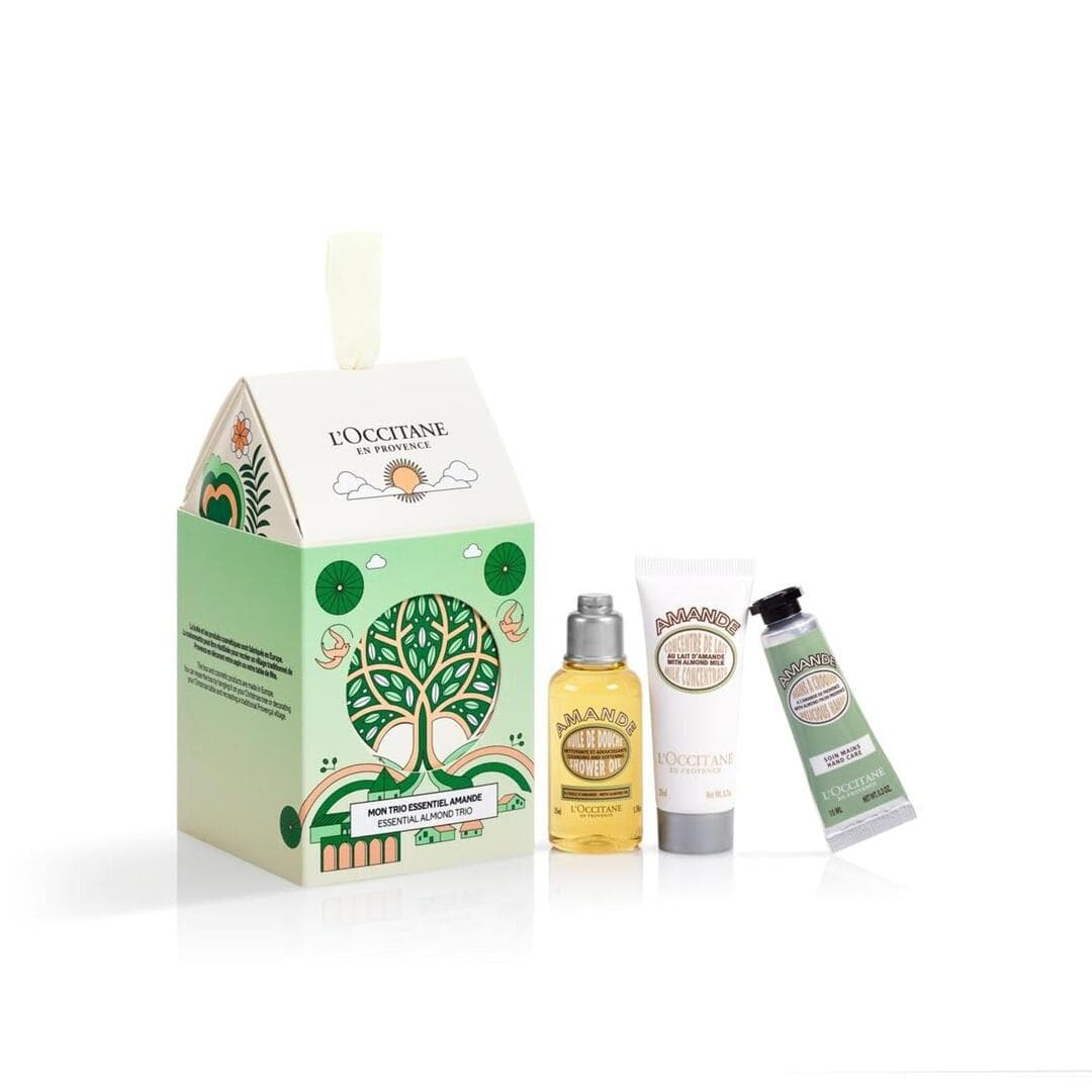 Open Box - L'OCCITANE Almond Holiday Ornament Gift Set for Soft & Supple Skin