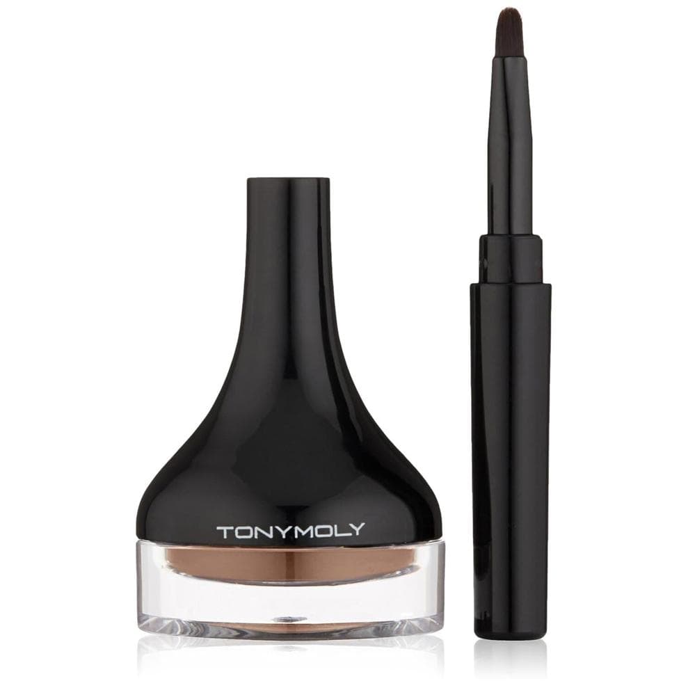 Open Box - TONYMOLY Back Gel Eyeliner, 02 Brown , 0.14 Ounce
