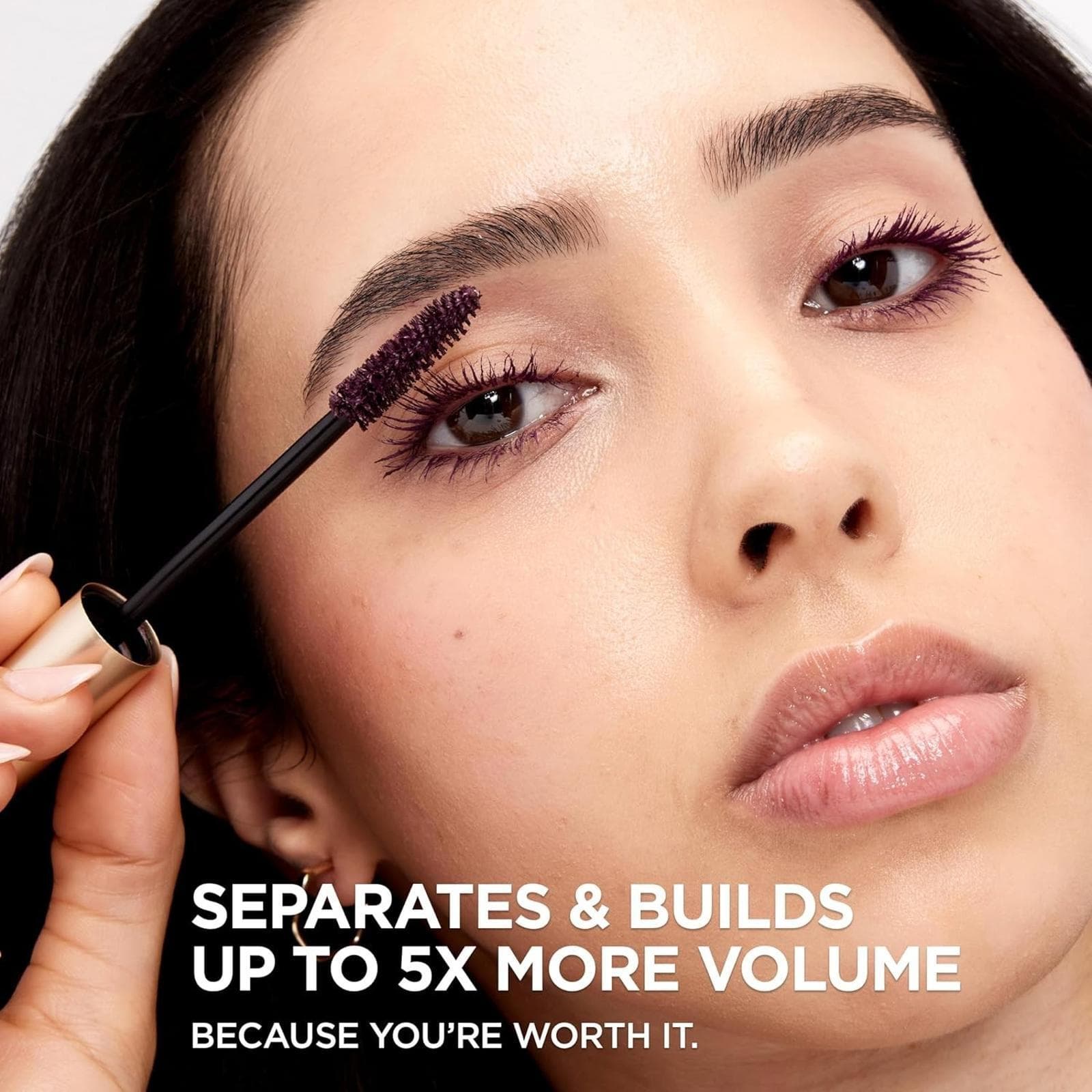 Open Box- L'Oreal Paris LOreal Paris Original Voluminous Mascara, Deep Violet - Thumbnail 2
