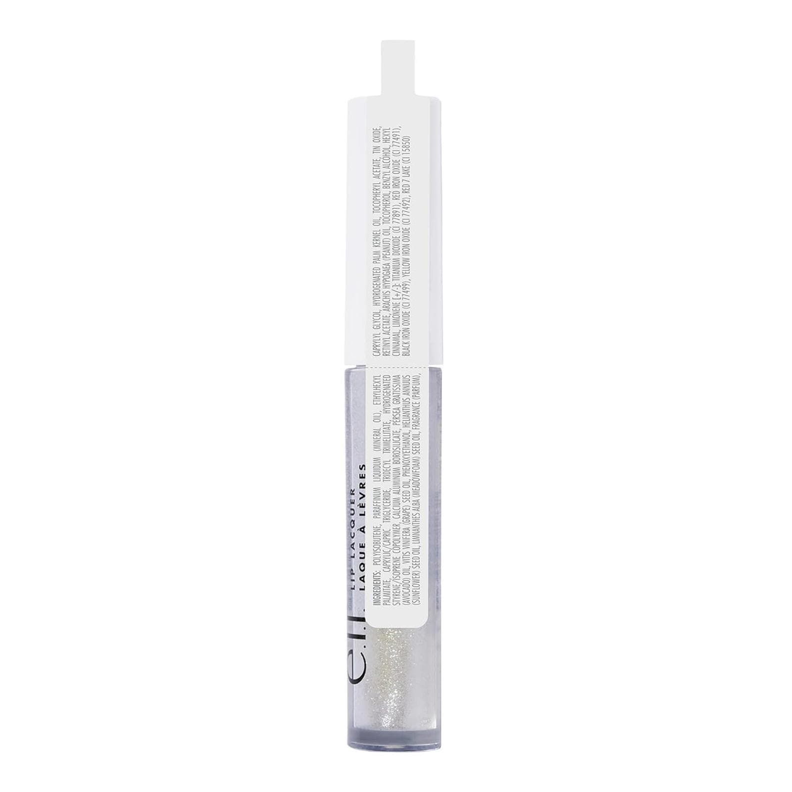 e.l.f. Lip Lacquer, Moisturizing, Shiny, Long Lasting, 0.08 Fl Oz, Bubbles - Thumbnail 2