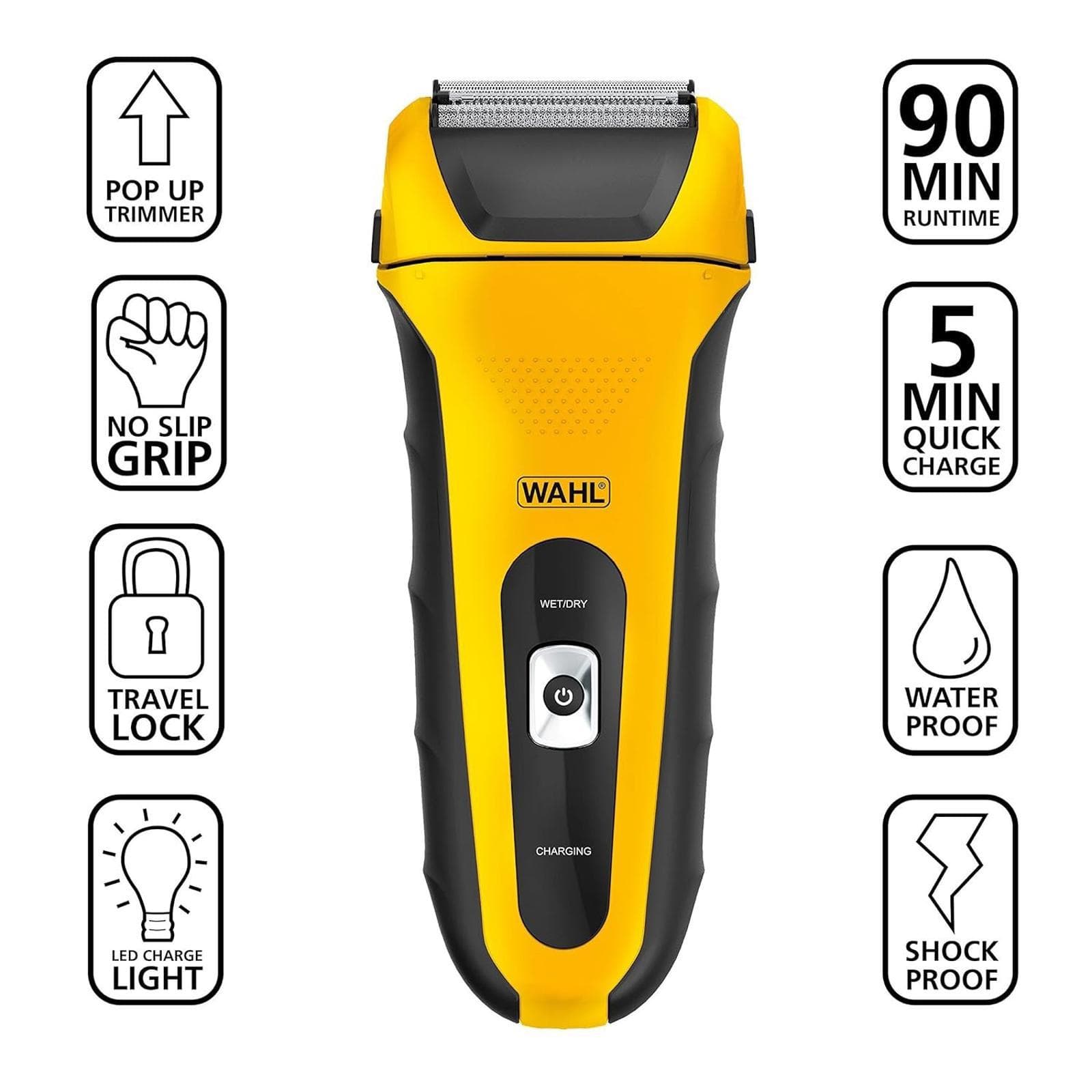 ** One time used - Wahl 7061-100 LifeProof Rechargeable WaterProof Wet/Dry - Thumbnail 2