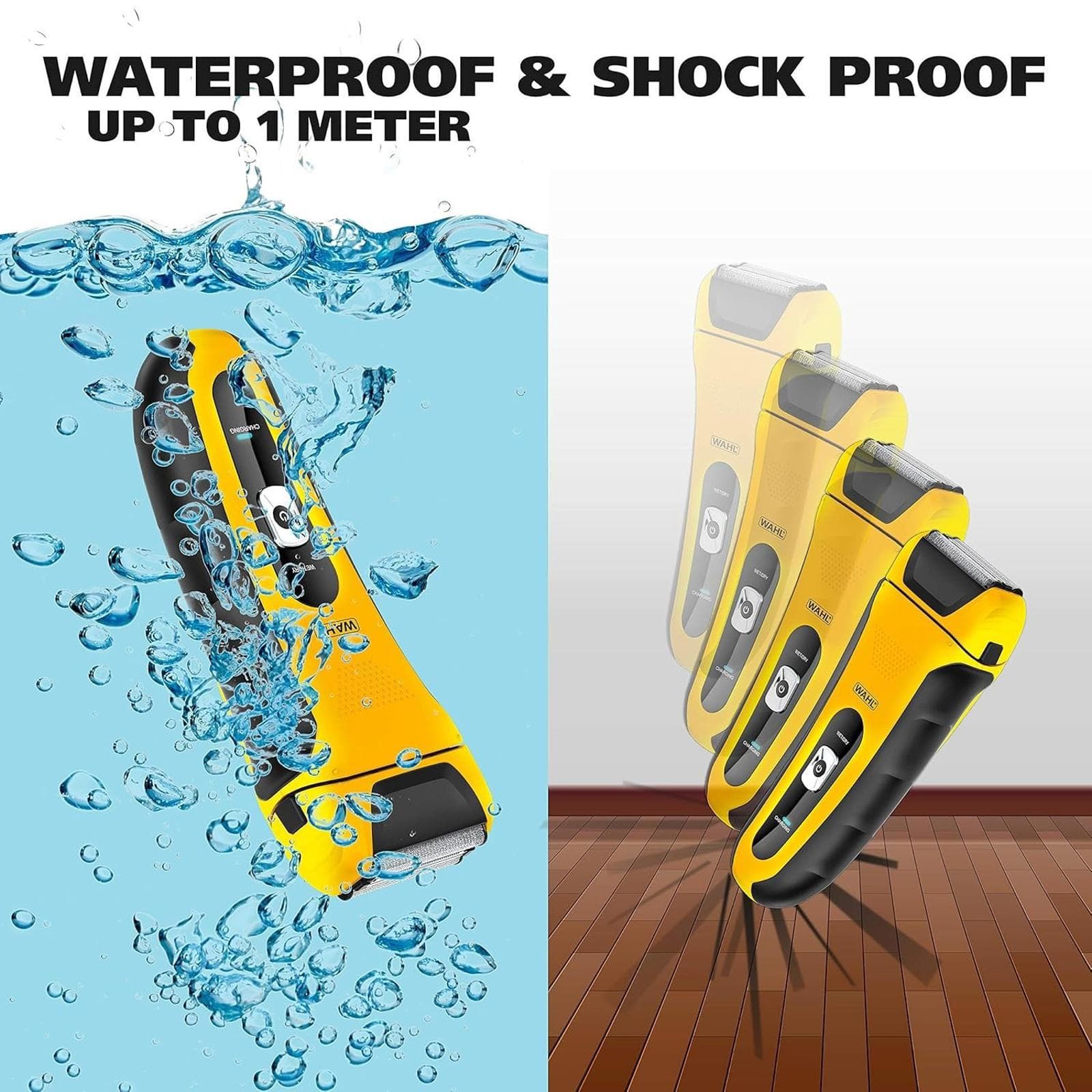 ** One time used - Wahl 7061-100 LifeProof Rechargeable WaterProof Wet/Dry - Thumbnail 3
