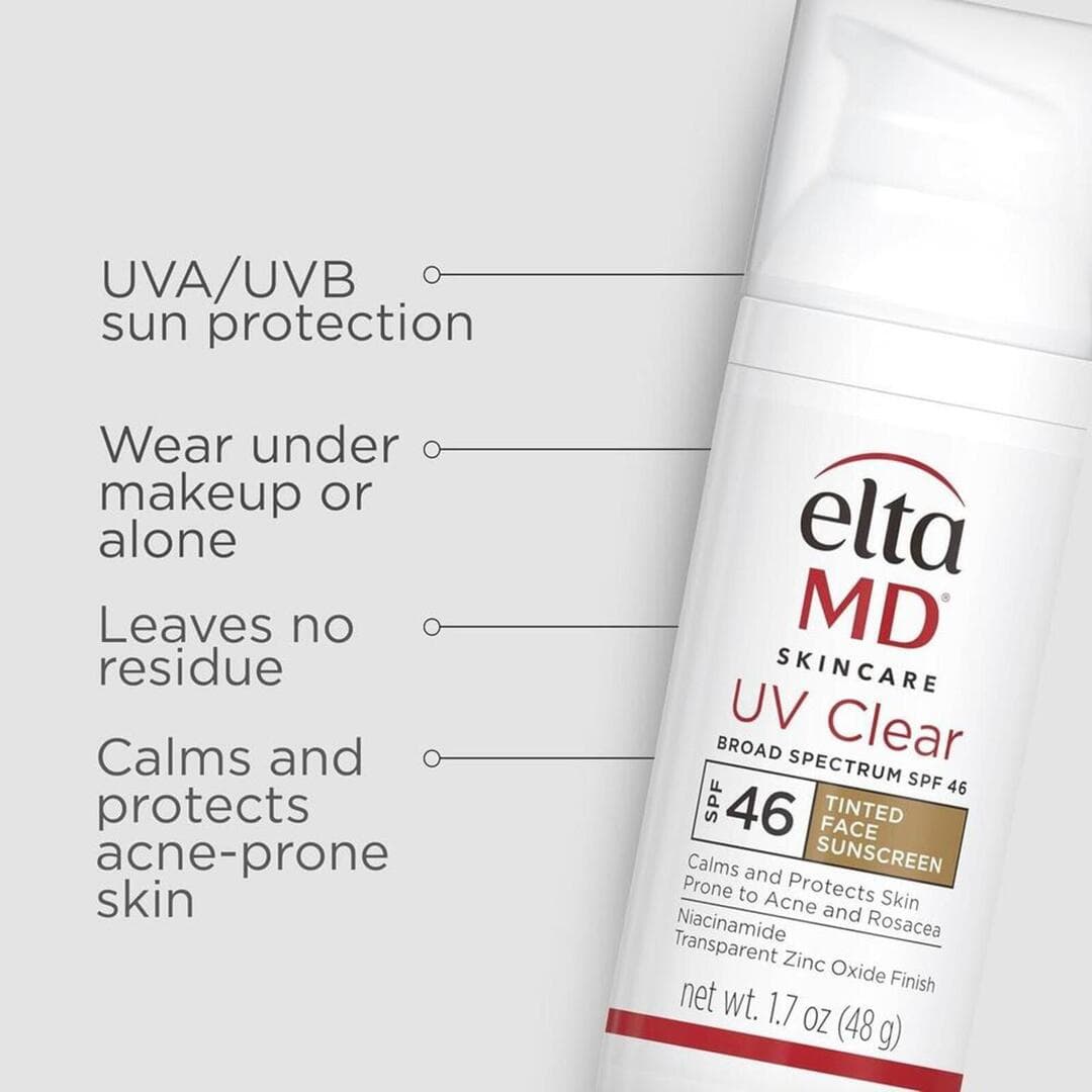 EltaMD UV Clear Tinted Face Sunscreen SPF 46-(exp 05/2027) - Thumbnail 2