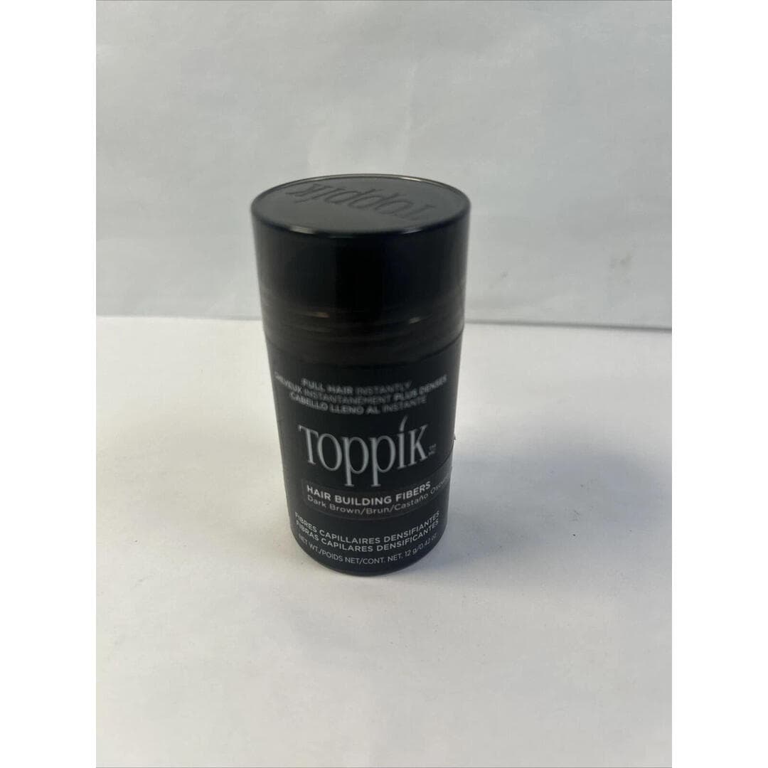 Toppik Hair Building Fibers, 0.42oz, Dark Brown