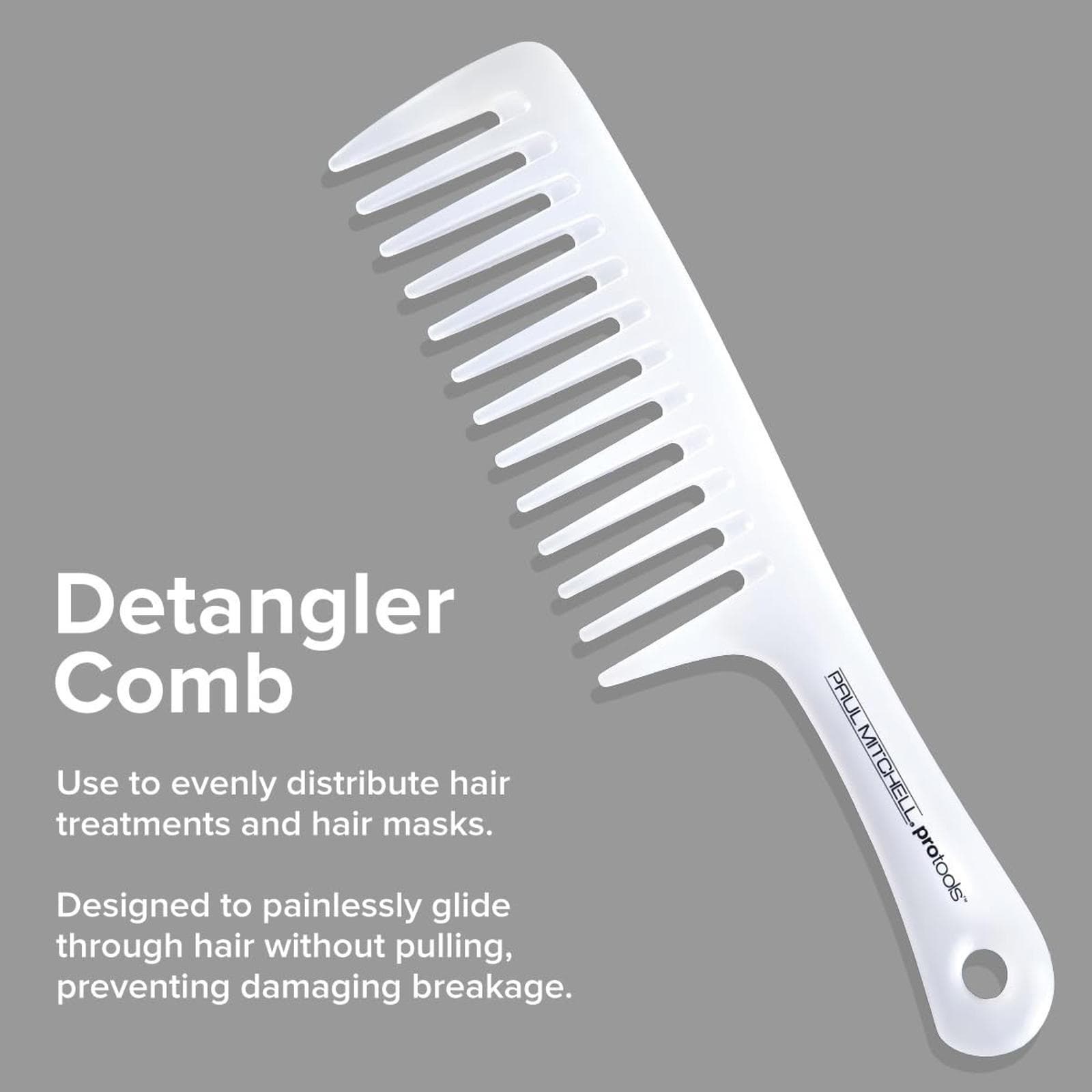 Paul Mitchell Pro Tools Detangler Comb, Wide Tooth , White - Thumbnail 3