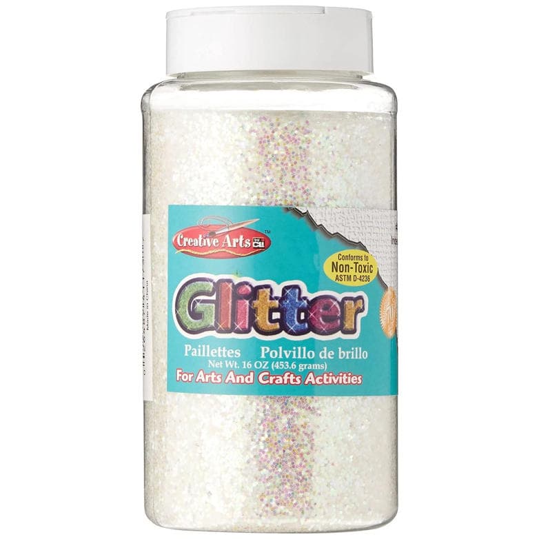 Creative Arts by Charles Leonard Glitter 16oz, Iridescent (41175)