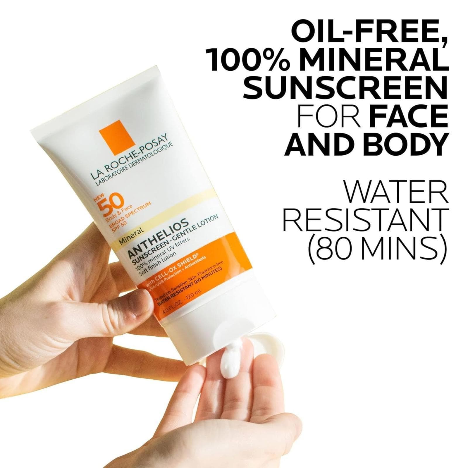 Open Box- La Roche-Posay Anthelios Mineral Sunscreen SPF 50 Gentle Lotion, 4 oz - Thumbnail 3