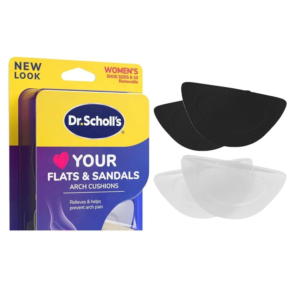 ** Open Box- Dr. Scholl's Love Your FLATS & SANDALS Arch Cushions Size 6-10