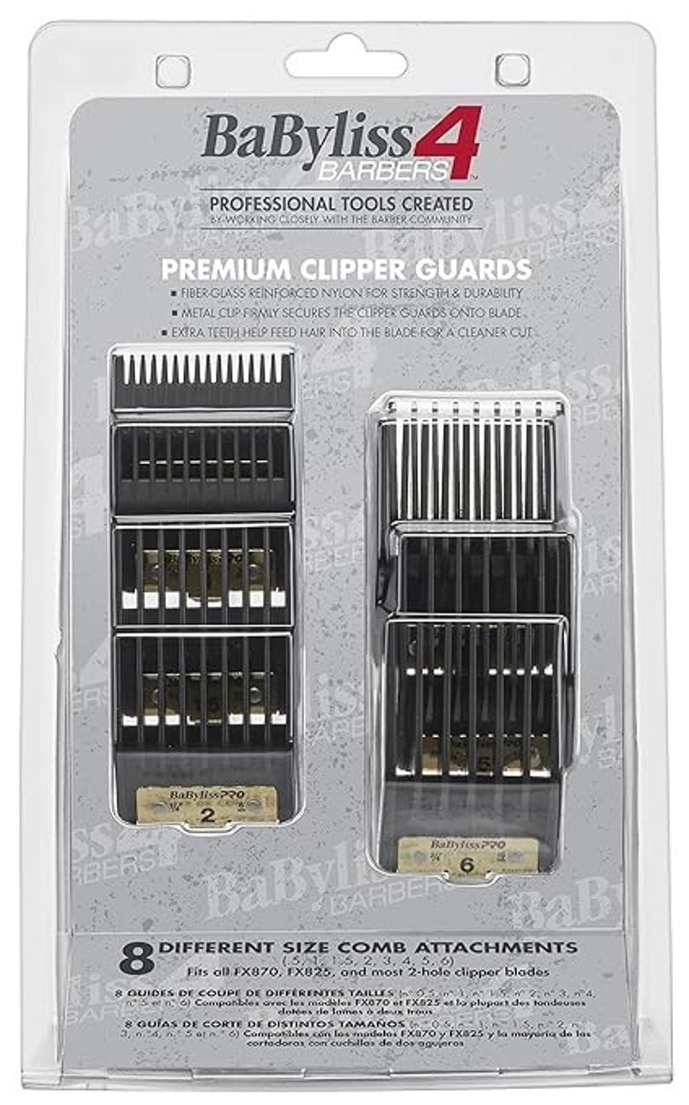 Open Box - BaBylissPRO Premium Clipper Guards, FXPCG