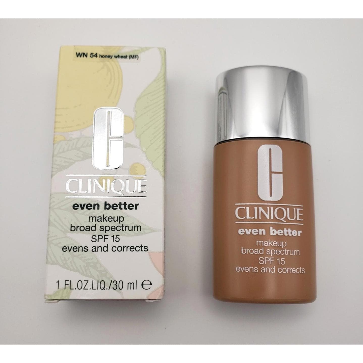 Clinique Even Better Makeup Medium Coverage Foundation SPF 15, WN54 Honey Wheat