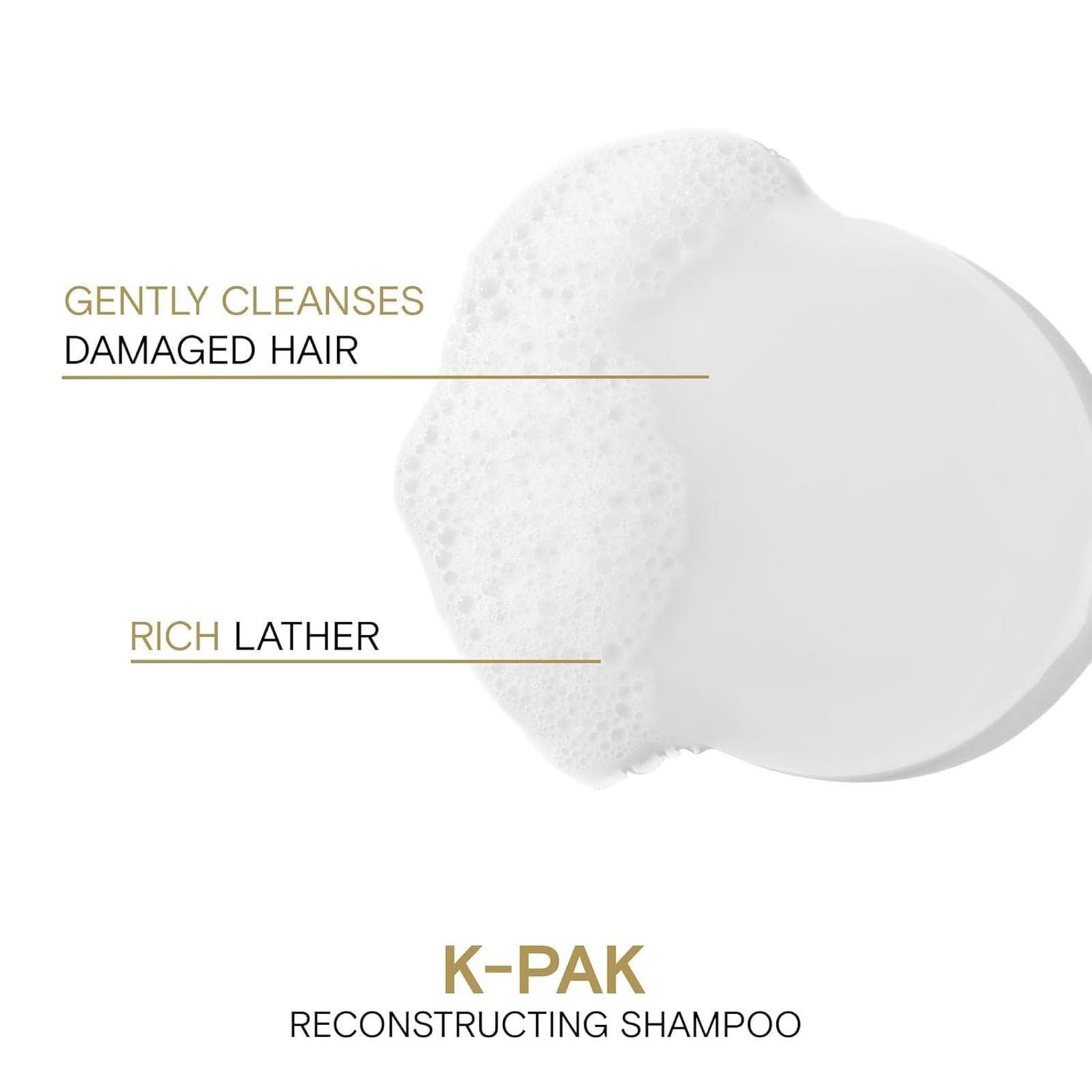 Joico K-Pak Reconstructing Shampoo for Damaged Hair, 10.1 fl oz - Thumbnail 3