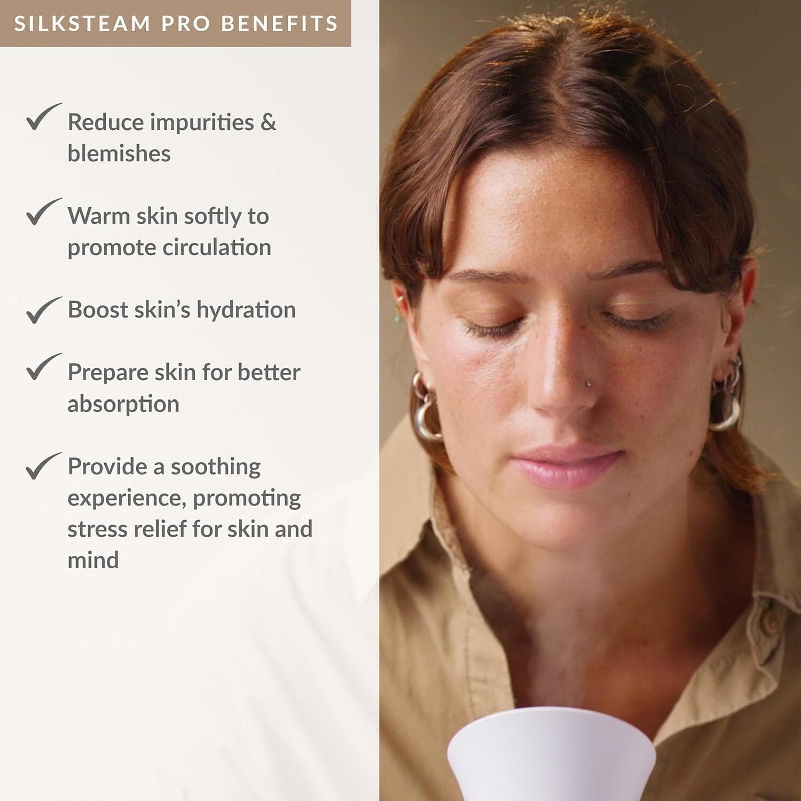 Open Box - PMD SilkSteam Pro SpaGrade Facial Steamer w. SilkSteam Tech - Thumbnail 2