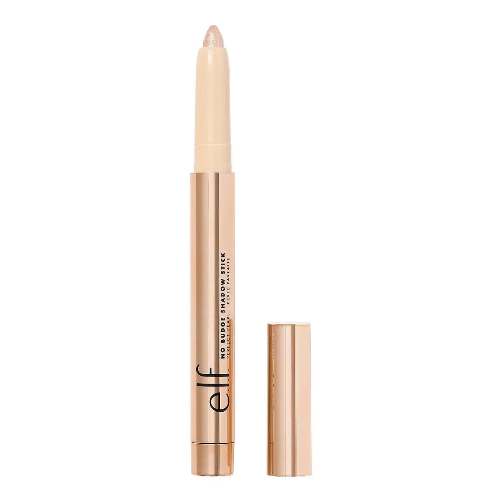 e.l.f. No Budge Shadow Stick, Long-Lasting Cream Eyeshadow, Perfect Pearl #81665 - Thumbnail 2