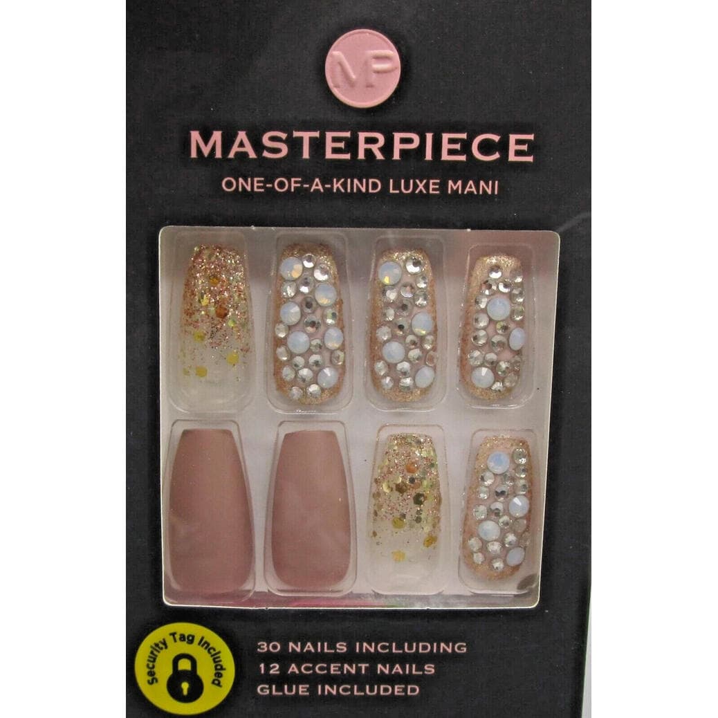 ** KISS~Masterpiece One-Of-A-Kind Luxe Mani Press-On Nails (slight box damage)
