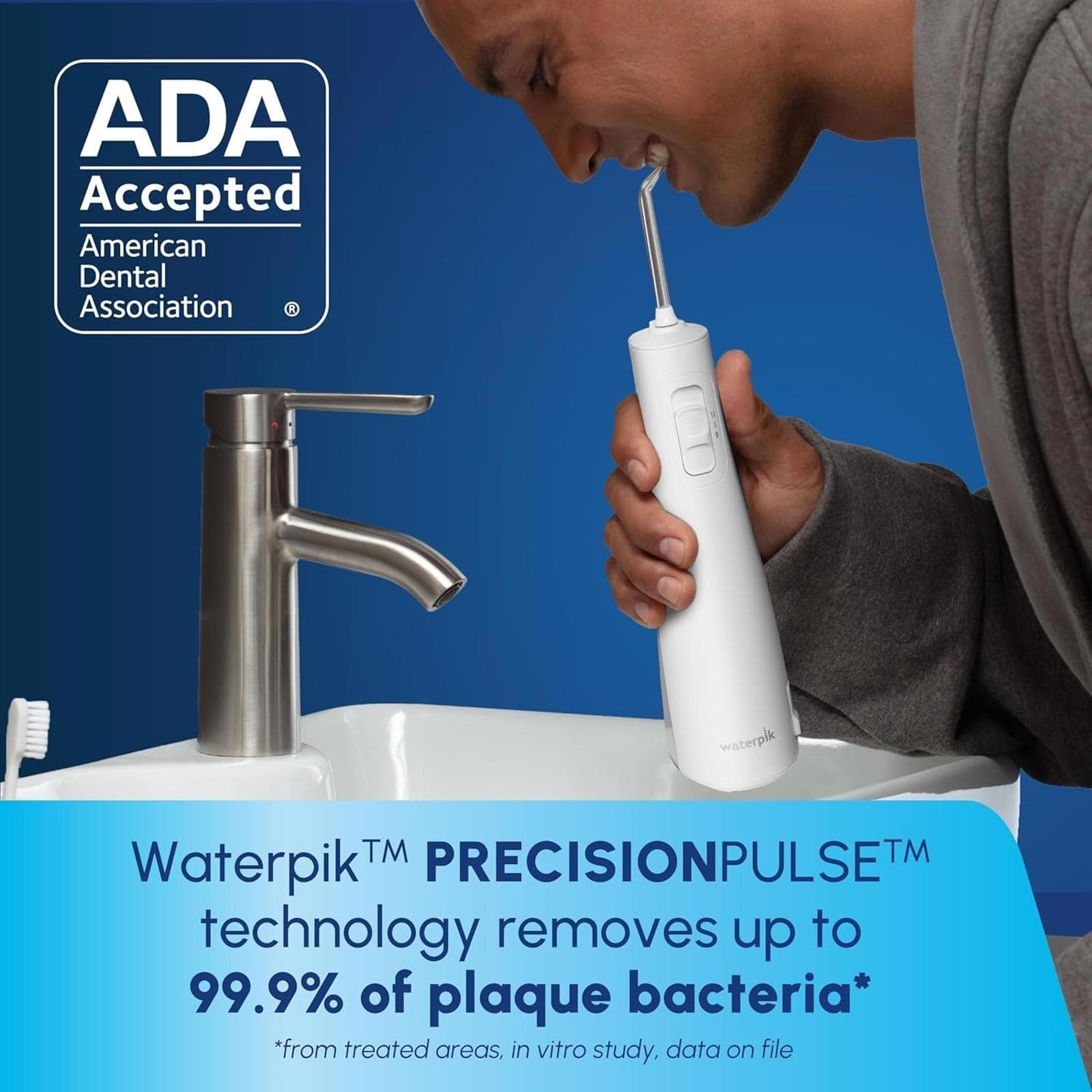 Used - Waterpik Cordless Pulse Water Flosser WF-20 (no box) - Thumbnail 3