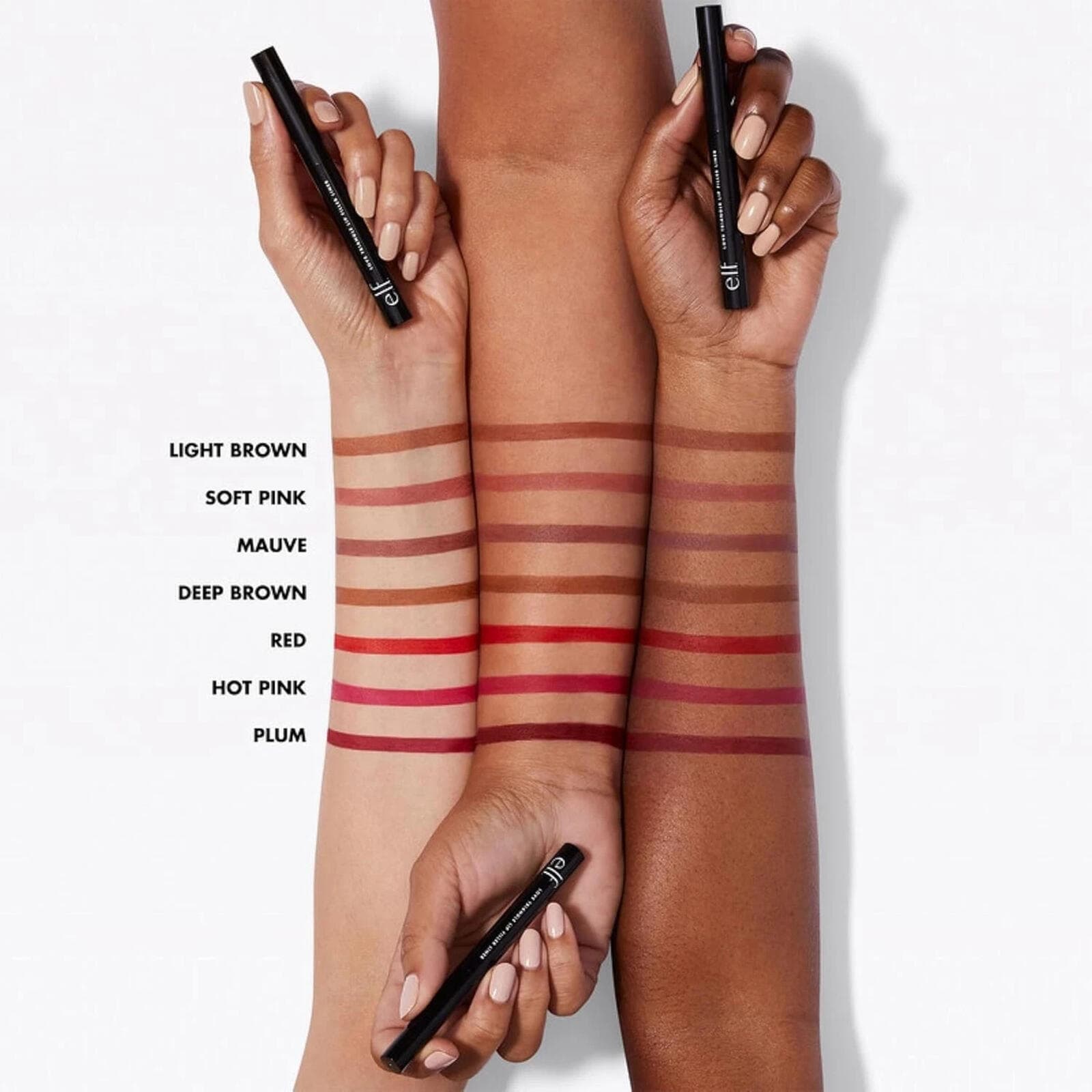 Open Box- e.l.f. Love Triangle Lip Filler Liner, Lipliner Pencil -Deep Brown - Thumbnail 3