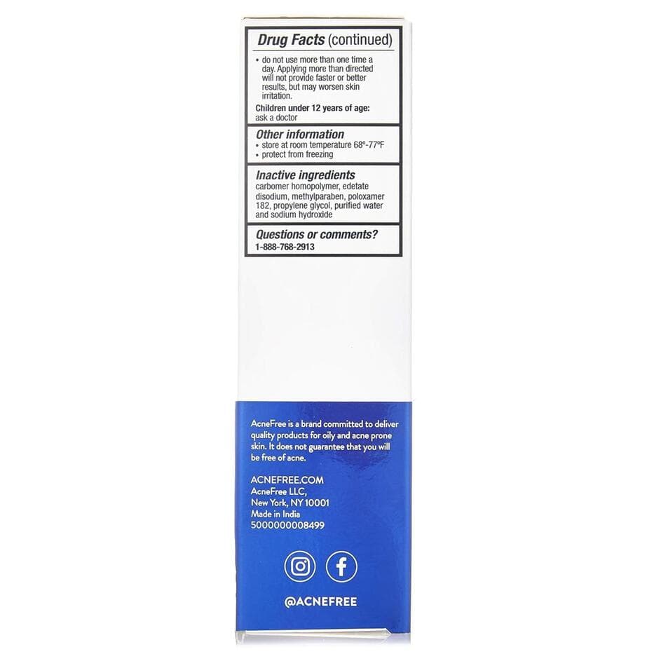** Acne Free Adapalene Gel 0.1%, Topical Retinoid Acne Treatment (.5 oz) - Thumbnail 2