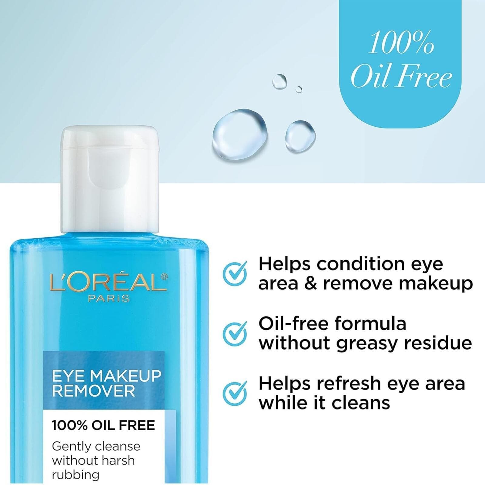 ** L'Oreal Paris Clean Artiste Oil Free Eye Makeup Remover (2 PACK) - Thumbnail 4