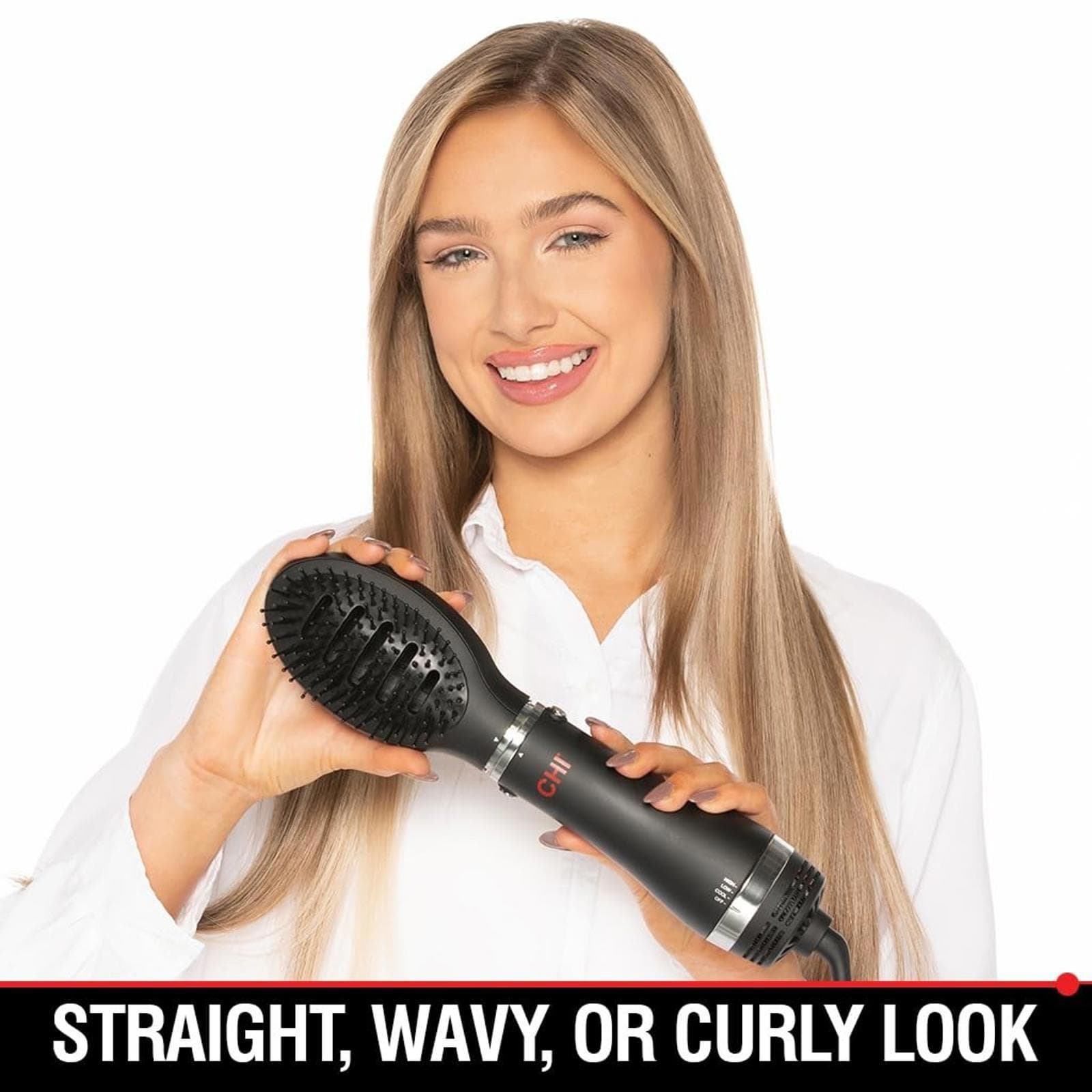 Used - CHI Volumizer 4-in-1 Blowout Brush, Black CA7557 (no retail box) - Thumbnail 2