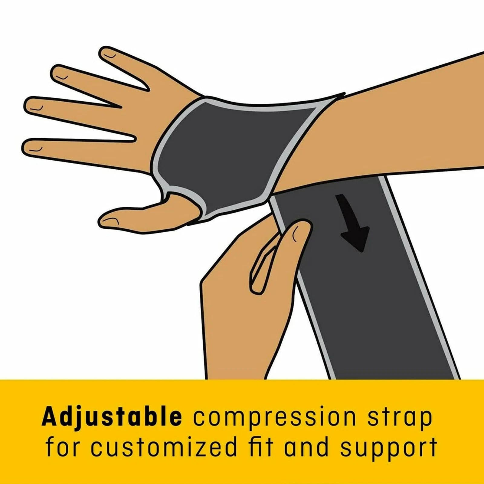 Open Box - Futuro Sport Wrist Support, Adjustable - Thumbnail 4