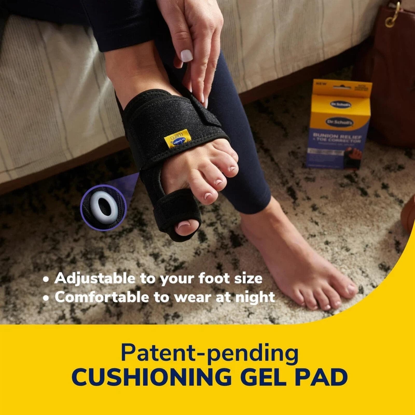 One time used- Dr. Scholl's BUNION RELIEF & TOE CORRECTOR (no retail box) - Thumbnail 5