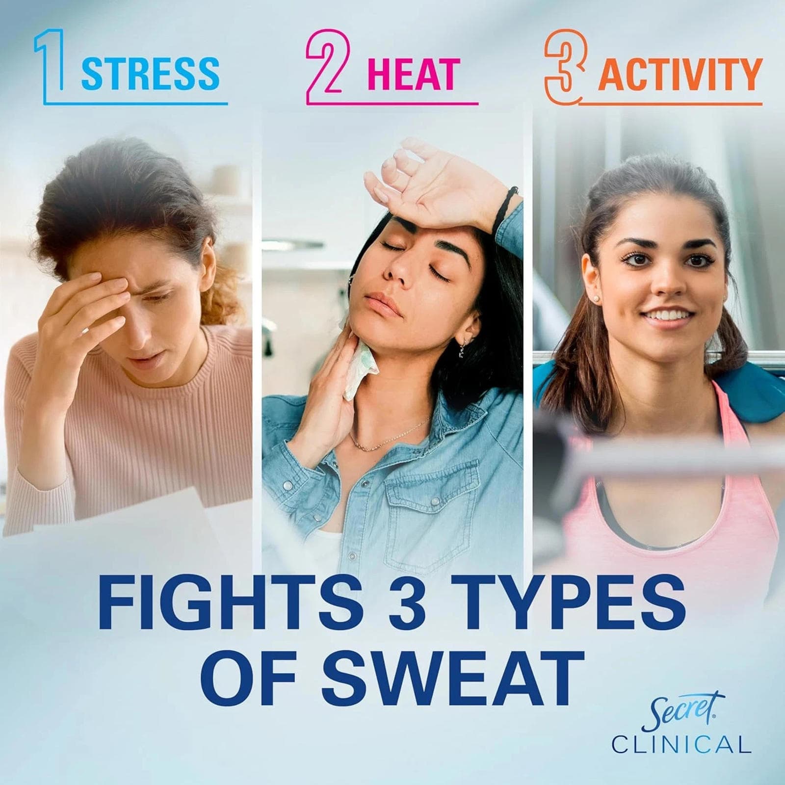 ** Secret Clinical Strength Antiperspirant Deodorant for Women- Completely Clean - Thumbnail 3