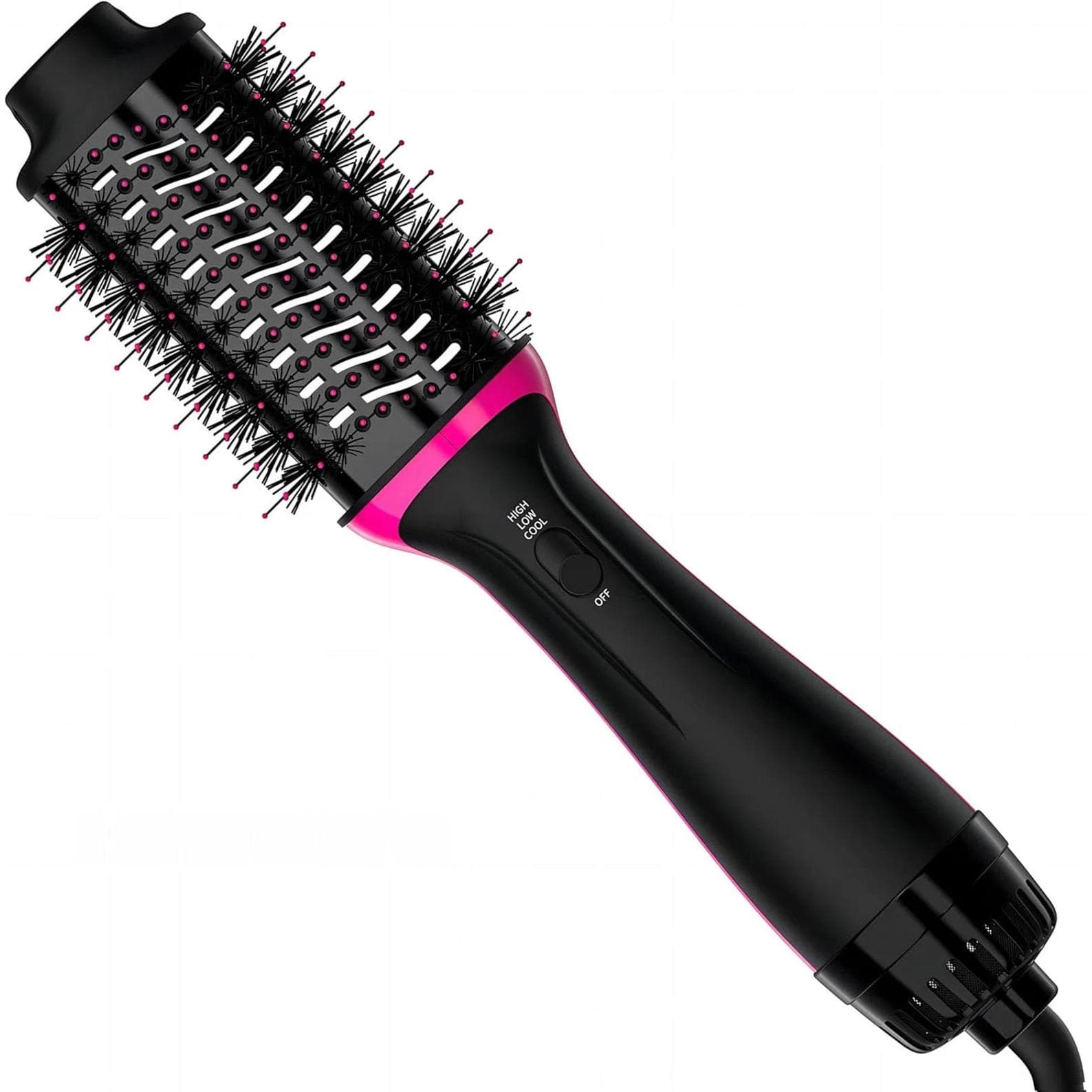 **Used- Dimecano Hot Air Brush One Step Hair Dryer Styler Dual Voltage (No plug)