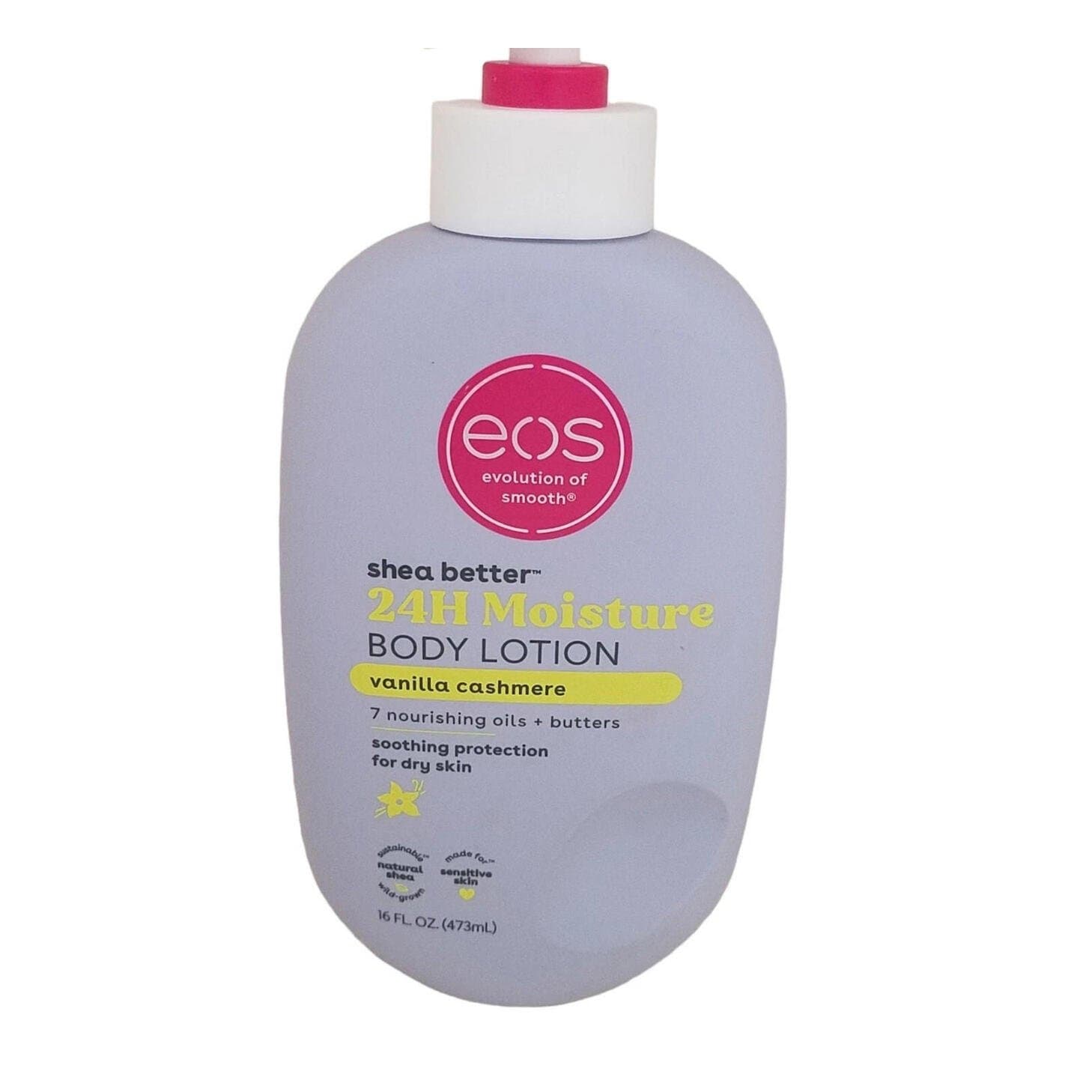 EOS Shea Better 24H Moisture Body Lotion VANILLA CASHMERE 16 fl oz BROKEN PUMP
