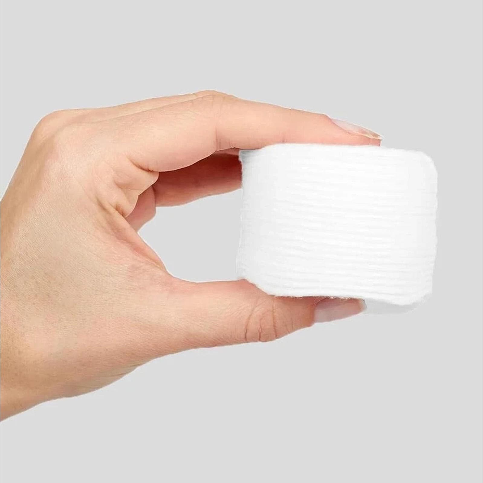 Amazon Basics Hypoallergenic 100% Soft Cotton Rounds, 100 Count EA (5 PACKS) - Thumbnail 4