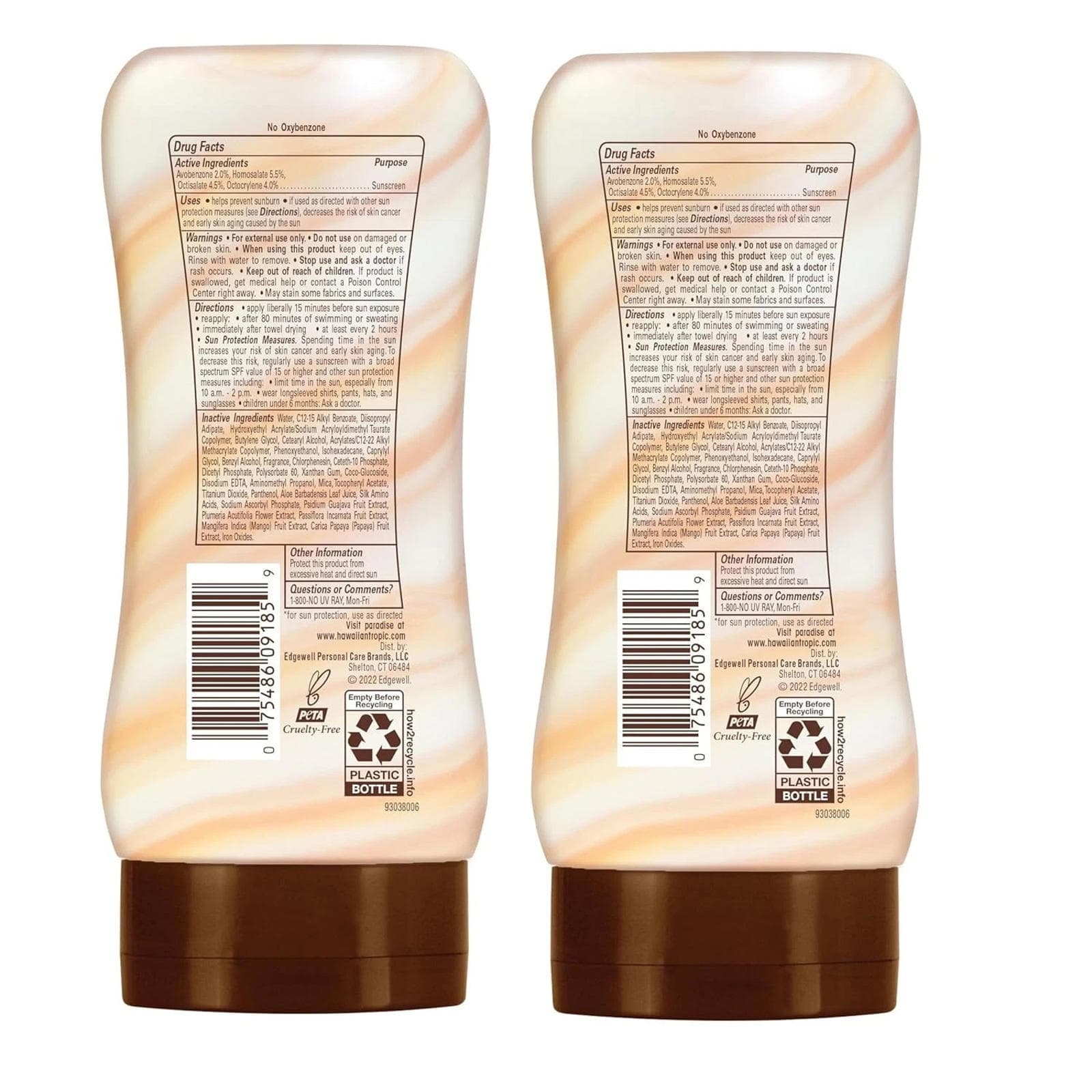 **Hawaiian Tropic Weightless Hydration Lotion Sunscreen SPF 30, 6oz Twin Pack | - Thumbnail 2