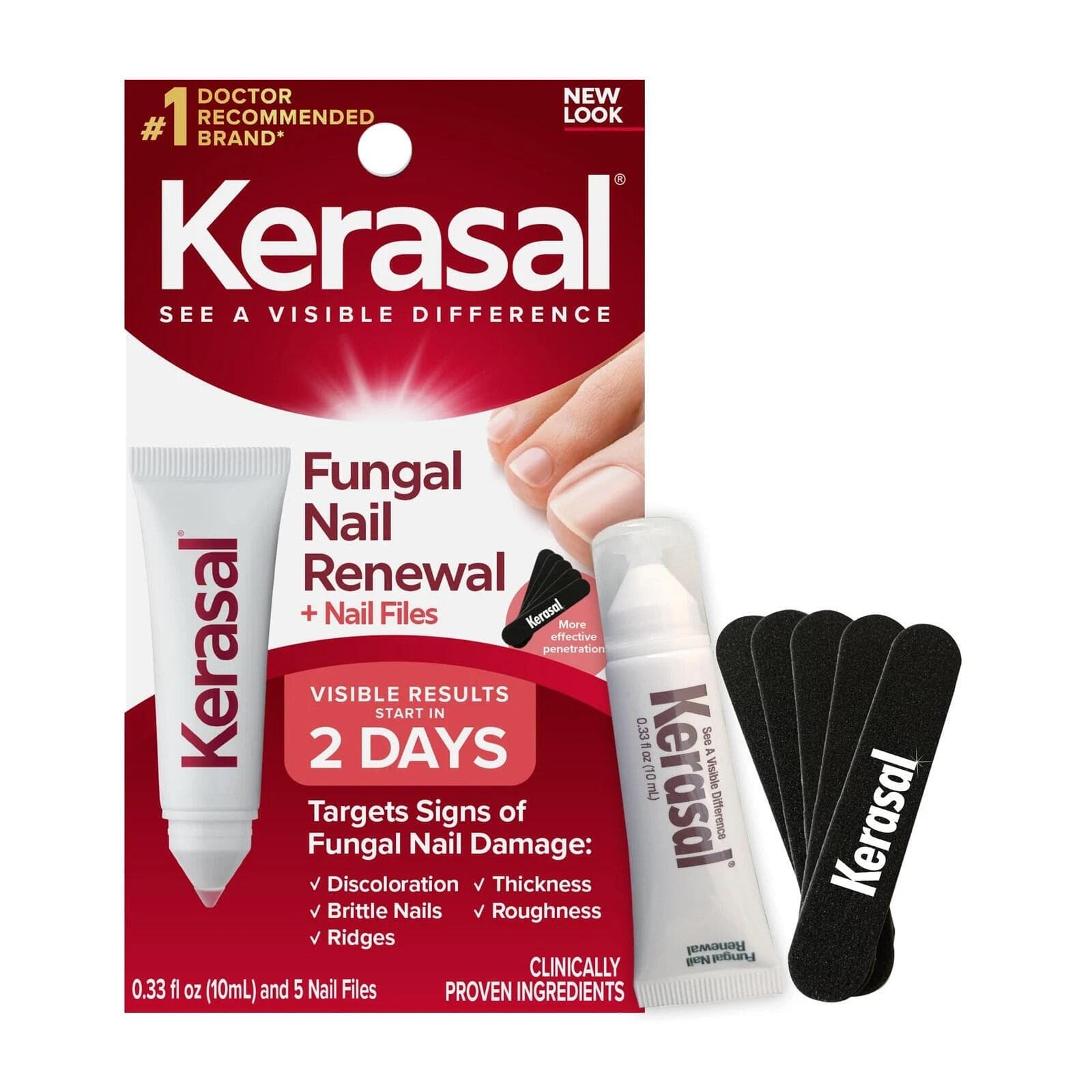 ** Kerasal Nail Renewal and Nail File Combo Pack