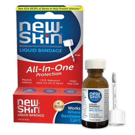 New Skin New-Skin Liquid Bandage All-in-One Protection Brush, 1 FL Oz - 1 Oz | CVS - Thumbnail 4