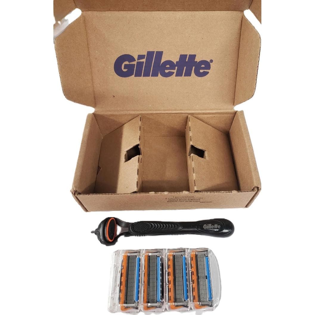 Gillette Fusion5 Razors for Men, 1 Razor, 4 Blade Refills - Image 1